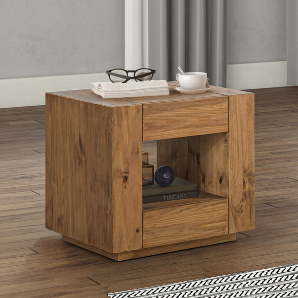 ACME Harlan Oak End Table Model LV03776