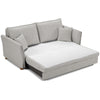 ACME Oran Gray Chenille Sofa with Sleeper Storage & 2 Pillows Model LV03800