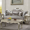 ACME Libertee Beige Fabric & Champagne Sofa with 5 Pillows Model LV03820