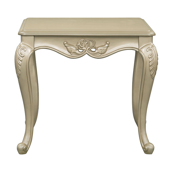 ACME Libertee Champagne End Table Model LV03826