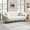 ACME Martina Ivory Velvet Sofa with 2 Pillows Model LV03850