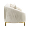 ACME Martina Ivory Velvet Sofa with 2 Pillows Model LV03850