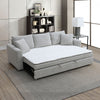 ACME Connie Gray Boucle Sofa with Sleeper & 2 Pillows Model LV03880