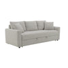 ACME Connie Gray Boucle Sofa with Sleeper & 2 Pillows Model LV03880