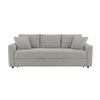 ACME Connie Gray Boucle Sofa with Sleeper & 2 Pillows Model LV03880