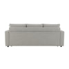 ACME Connie Gray Boucle Sofa with Sleeper & 2 Pillows Model LV03880