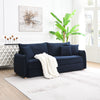 ACME Irina Blue Velvet Sofa with Sleeper & 3 Pillows Model LV03890