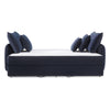 ACME Irina Blue Velvet Sofa with Sleeper & 3 Pillows Model LV03890