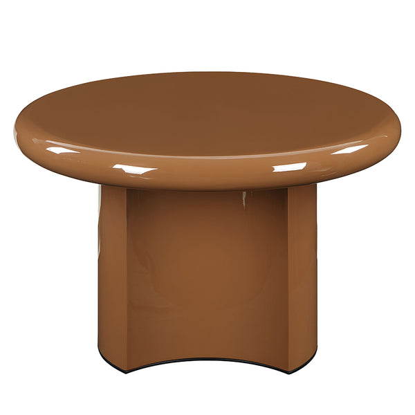 ACME Ronald Marble Pattern Top Dark Green & Brown High Gloss End Table Model LV03896