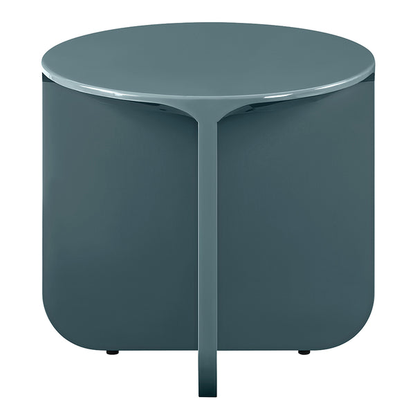 ACME Lamond Teal High Gloss End Table Model LV03926