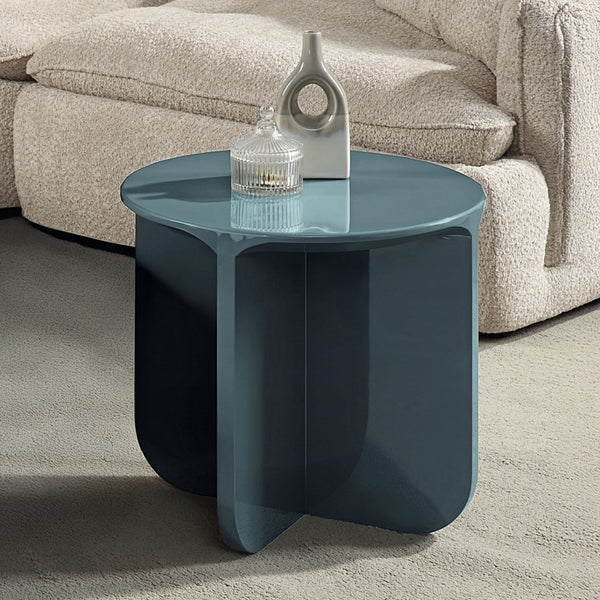 ACME Lamond Teal High Gloss End Table Model LV03926
