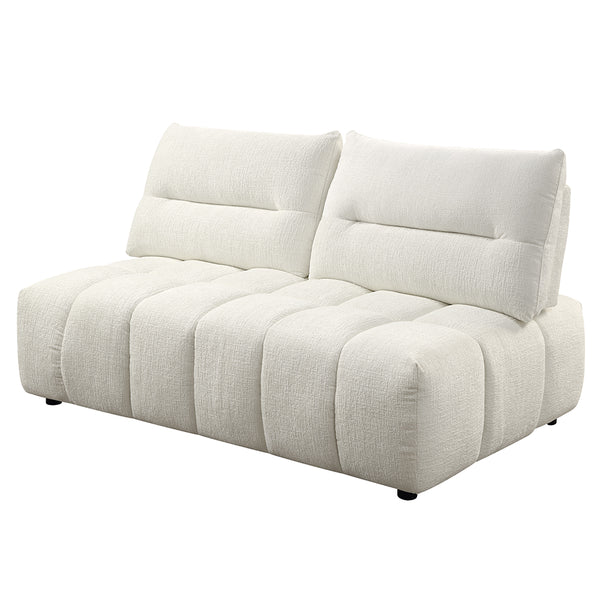 ACME Loanna Beige Linen Modular Loveseat Model LV04042