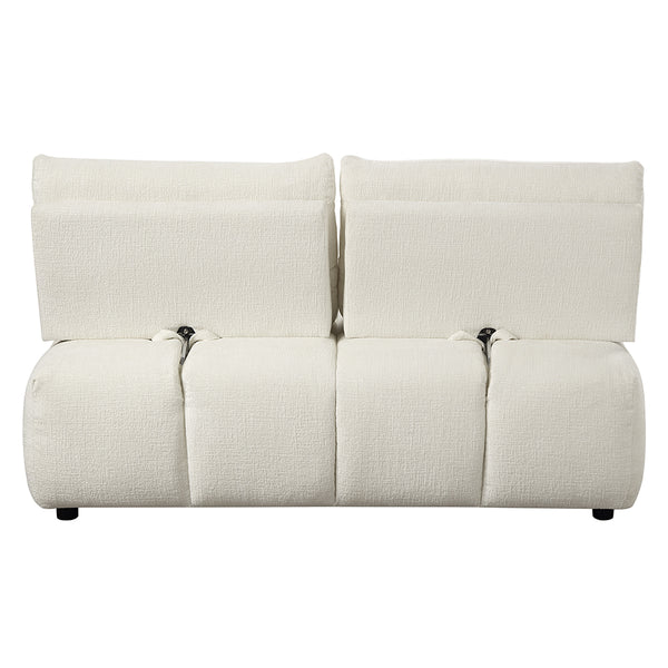 ACME Loanna Beige Linen Modular Loveseat Model LV04042