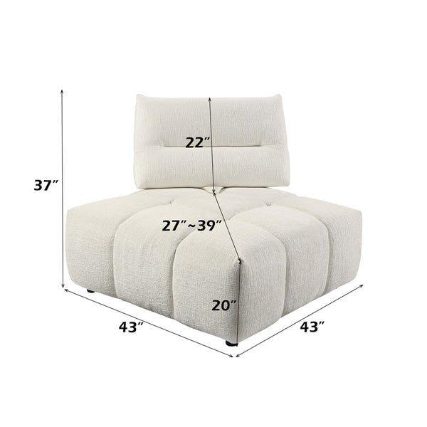 ACME Loanna Beige Linen Modular Wedge Model LV04043