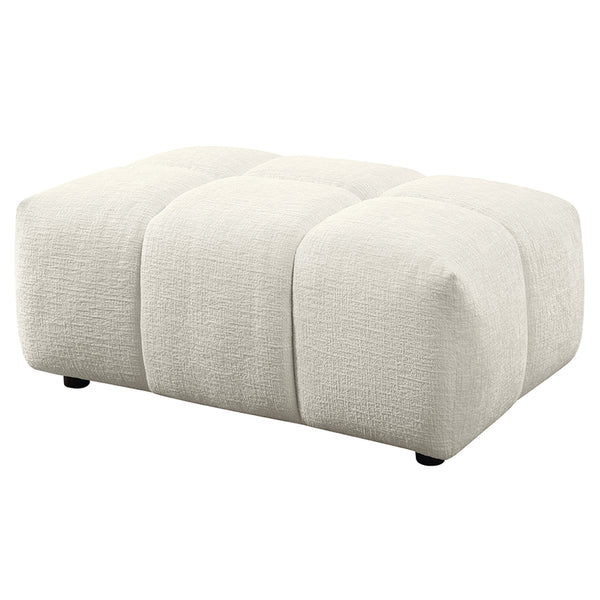 ACME Loanna Beige Linen Ottoman Model LV04044