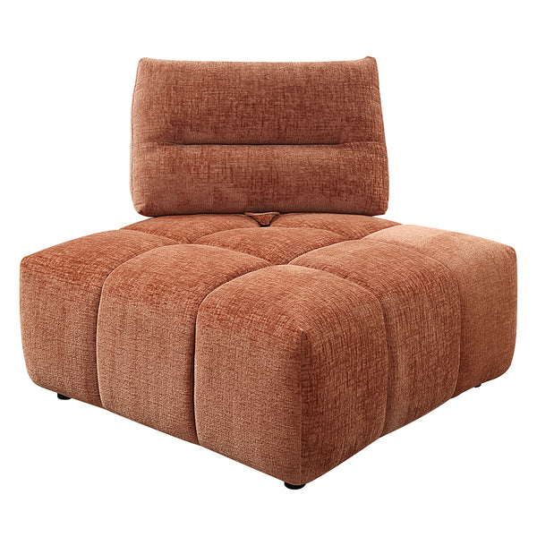 ACME Loanna Coral Red Linen Modular Wedge Model LV04053