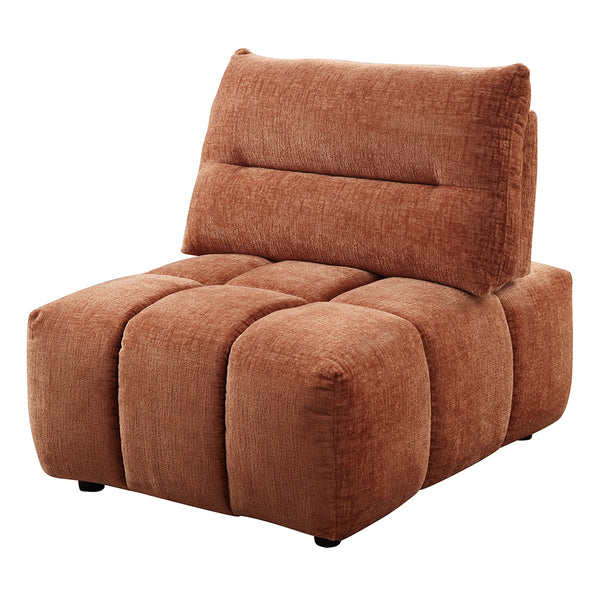 ACME Loanna Coral Red Linen Modular Wedge Model LV04053