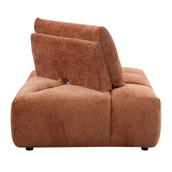 ACME Loanna Coral Red Linen Modular Wedge Model LV04053