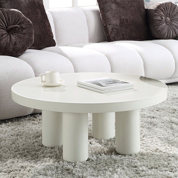 ACME Sanat White Coffee Table Model LV04235