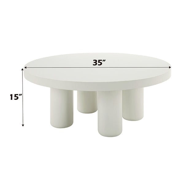 ACME Sanat White Coffee Table Model LV04235