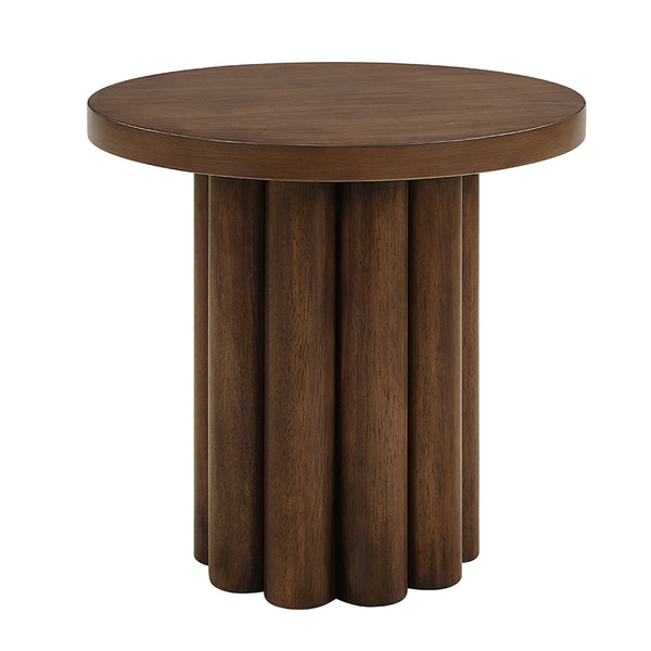 ACME Sanat Brown End Table Model LV04236
