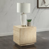 ACME Deon Beige Natural Marble End Table with Natural Marble Top Model LV04246