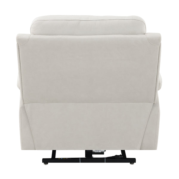 ACME Chriki Beige Polished Microfiber Power Recliner with Lift & Heating & Massage Model LV04271