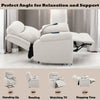 ACME Chriki Beige Polished Microfiber Power Recliner with Lift & Heating & Massage Model LV04271
