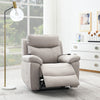 ACME Chriki Light Gray Polished Microfiber Power Recliner with Lift & Heating & Massage Model LV04272
