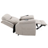 ACME Chriki Light Gray Polished Microfiber Power Recliner with Lift & Heating & Massage Model LV04272