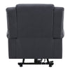 ACME Domana Dark Blue Polished Microfiber Power Recliner with Lift & Heating & Massage Model LV04274