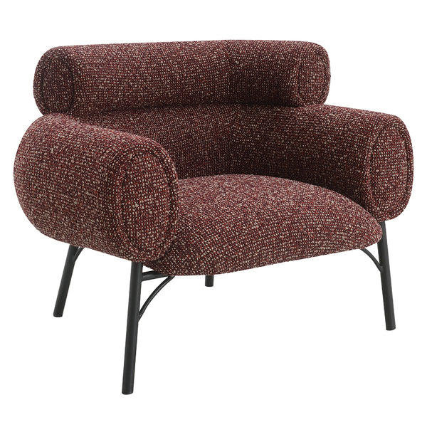 ACME Mardi Maroon Tweed Chair Model LV04292