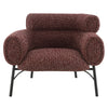 ACME Mardi Maroon Tweed Chair Model LV04292