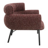ACME Mardi Maroon Tweed Chair Model LV04292