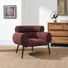 ACME Mardi Maroon Tweed Chair Model LV04292