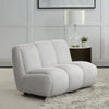 ACME Manilla Ivory White Linen Chair Model LV04322