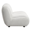 ACME Manilla Ivory White Linen Chair Model LV04322