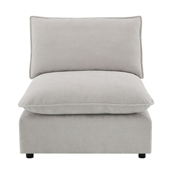 ACME Marisa Beige Boucle Modular Armless Chair Model LV04413