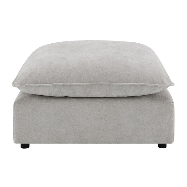 ACME Marisa Beige Boucle Modular Ottoman Model LV04414