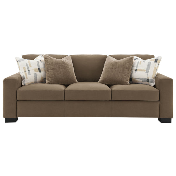 ACME Darya Brown Suede Fabric Sofa with 4 Pillows Model LV04530