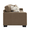 ACME Darya Brown Suede Fabric Sofa with 4 Pillows Model LV04530