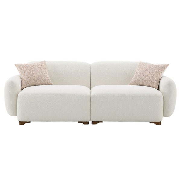 ACME Darius Beige Boucle Sofa with 2 Pillows Model LV04540