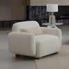 ACME Darius Beige Boucle Chair with Pillow Model LV04542