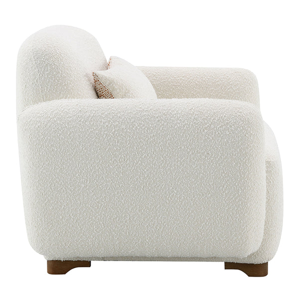 ACME Darius Beige Boucle Chair with Pillow Model LV04542