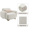 ACME Darius Beige Boucle Chair with Pillow Model LV04542