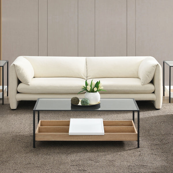 ACME Jaeda Beige Linen Sofa Model LV04550