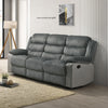 ACME Lesley Gray Corduroy & Velvet Motion Sofa Model LV04620
