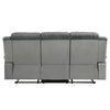 ACME Lesley Gray Corduroy & Velvet Motion Sofa Model LV04620