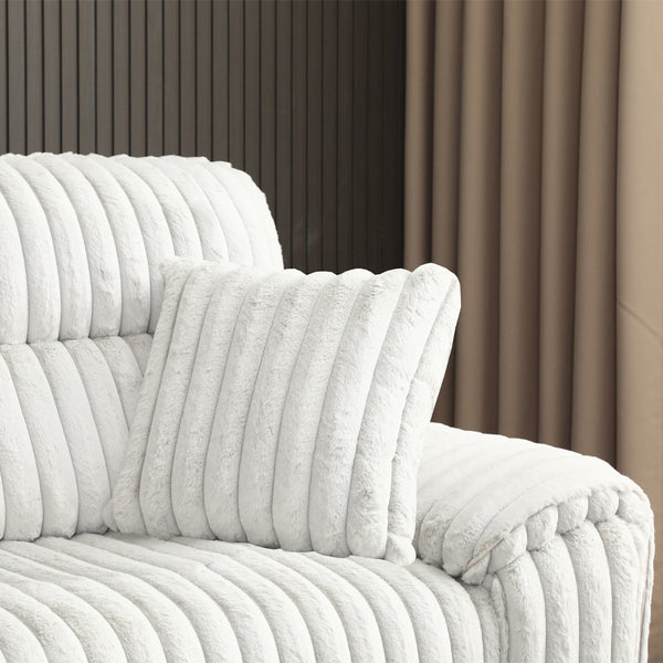 ACME Jaya Mondo Grey Corduroy Power Motion Sofa with Sleeper & USB Port Model LV04660