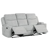 ACME Galya Light Gray Chenille Motion Sofa Model LV04680